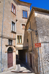 Fototapeta premium Alleyway. Morano Calabro. Calabria. Italy.