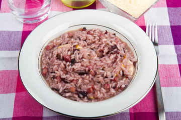 risotto with chicory