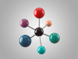 Obraz premium Molecule