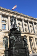 Naklejka premium Freiherr vom Stein vor dem Berliner Abgeordnetenhaus