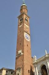 Fototapeta premium Bissara Tower in Vicenza, Italy