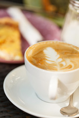 cappuccino on the table