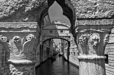 Die Seufzerbrücke, Venedig, Italien