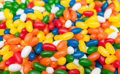Fototapeta na wymiar Jelly beans. Close up.