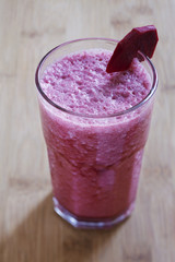Beet smoothie drink