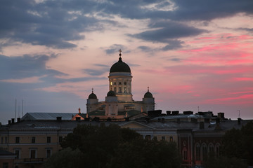 Fototapeta na wymiar Helsinki cathedral. Finland