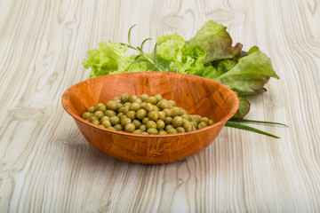 Marinated peas