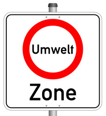 Umweltzone Umwelt Schild  #141007-svg05
