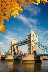 Gordijnen Tower bridge in London © sborisov
