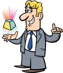 new technology presentation cartoon