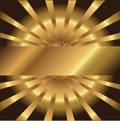 Obraz premium Abstract golden background with place for your text