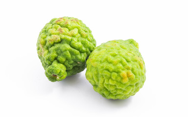 Fresh Kaffir Lime Isolated