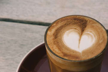 coffees, flat white and piccolo