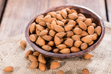 Bowl with Almonds