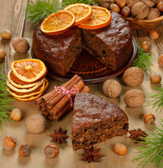 Christmas fruit cake