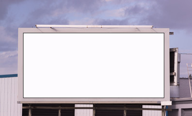 Your Message Here Blank City Billboard Sign Advertising Space