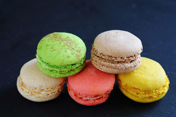 pile of fresh and delicious macaroon