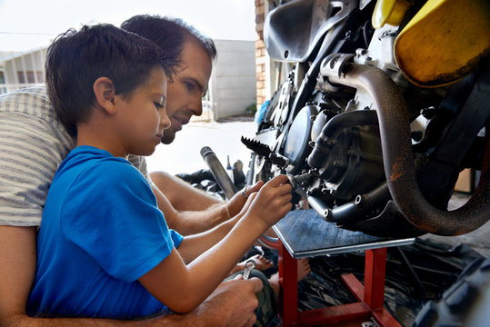 Helping Dad With Tools