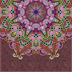 pattern in ukrainian oriental ethnic style for your greeting