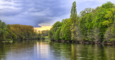 Fototapeta na wymiar The River Cher