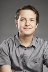 Teenager Junge: Freundlich - Porträt