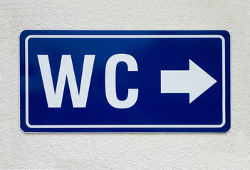 WC sign