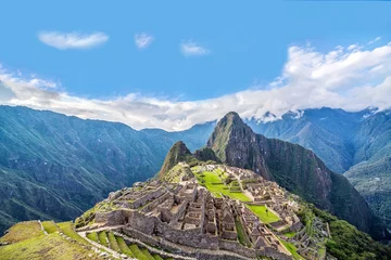 Fotobehang Machu Picchu Machu Picchu-panorama