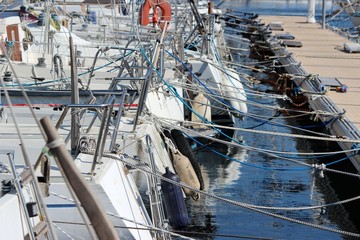 Encombrement des ports de plaisance