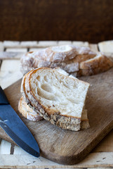 Fresh bread slices