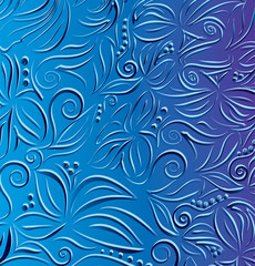 The bright background