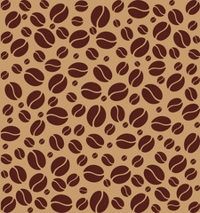Coffee beans seamless