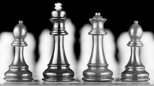Four chess piece