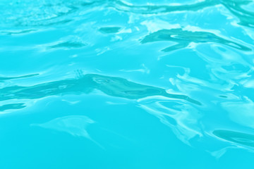 Fototapeta na wymiar Clear blue water as backgrund