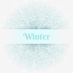 cold winter background
