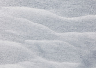 Fototapeta na wymiar Wavy snow texture