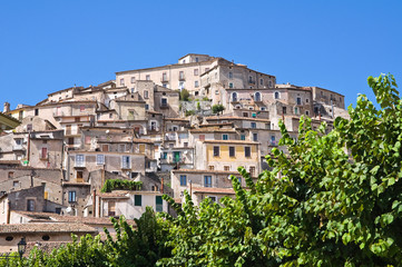 Fototapeta premium Panoramic view of Morano Calabro. Calabria. Italy.