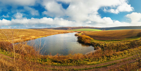 pond and sky