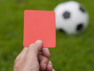 red card soccer