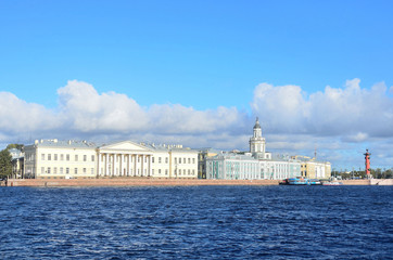 Санкт-Петербург, центр РАН и Кунсткамера