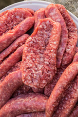 salsicce crude da cuocere