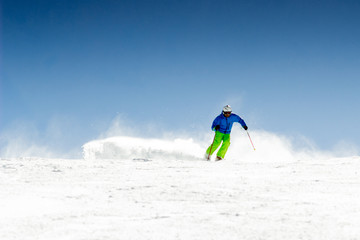Skier in Alps