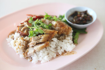 Rice crispy pork