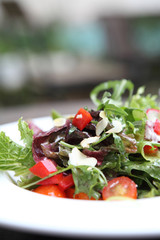 salad in close up
