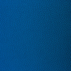 Blue leather texture and background.