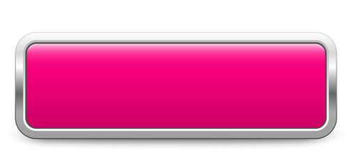 Long rectangular template - pink metallic button
