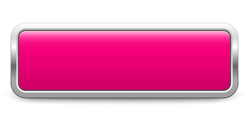 Long rectangular template - pink metallic button
