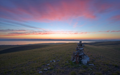 Dawn in the steppes