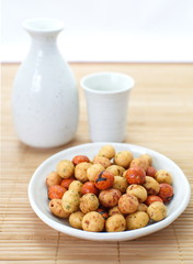 mame kichi japanese sweets beans with colored sugar coat