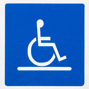 reserved parking sign for handicapped