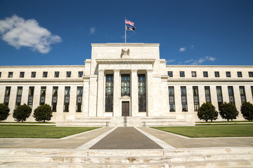 Fototapeta na wymiar Federal Reserve Bank in Washington D.C.